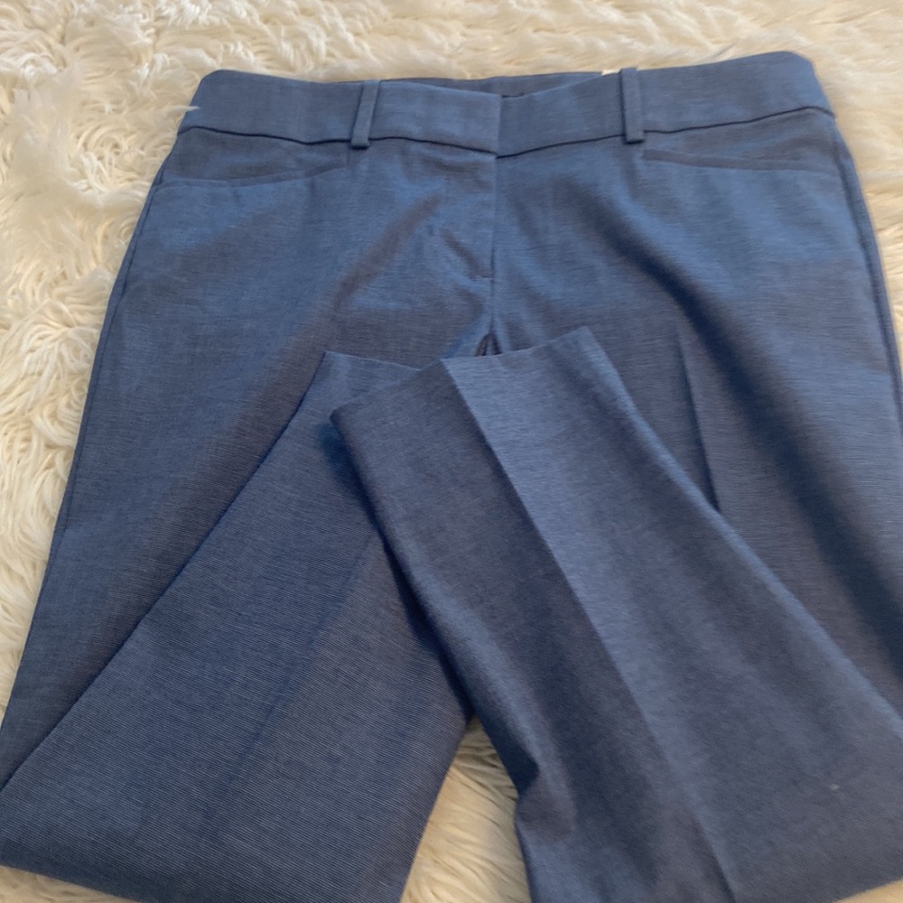 LOFT Riviera Cropped Pants in Blue size 10 brand new inseam 26” waist 34” - Picture 11 of 12
